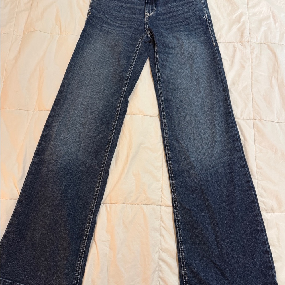 Ariat Dark Indigo Wide Leg Flare Jeans